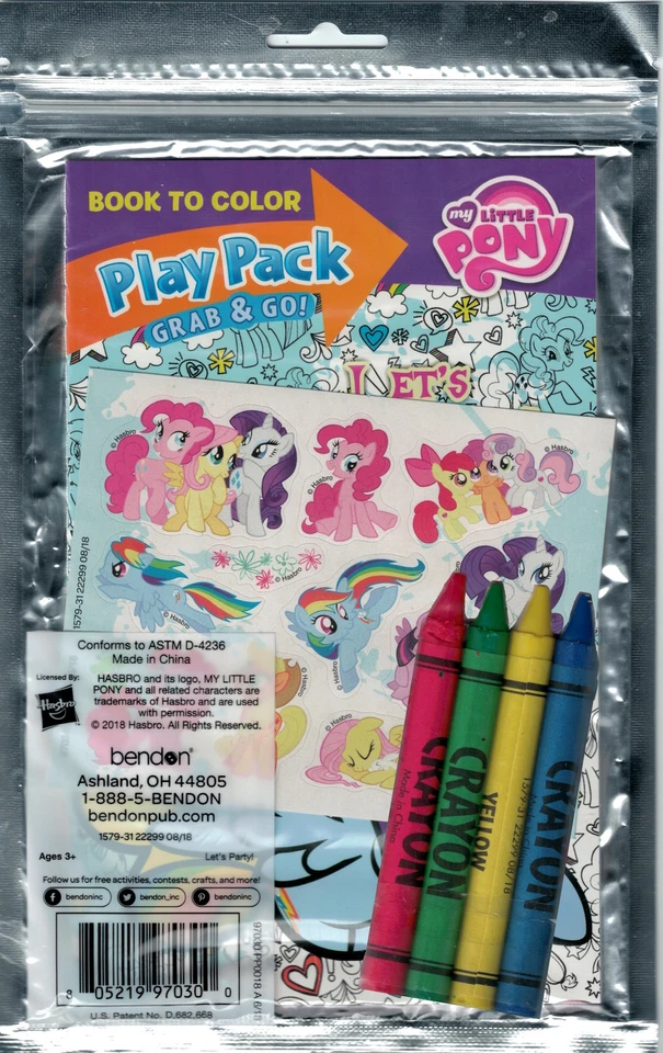 NUEVO My Little Pony (Fluttershy) Grab & Go Play Pack - Favor de fiesta, caja de premios Foto 2 de 2