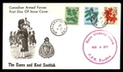 Mayfairstamps Canada FDC 1977 Leaves Combo Essex and Kent Scottish First Day Cov
