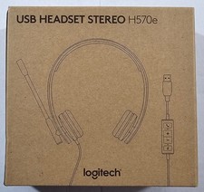 Logitech H570e Wired Headset, Stereo Headphones with Noise-Cancelling Microphone
