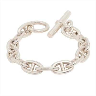 Porte-clés HERMES Vintage Argent Sterling #3793 - Authentique Série Chain