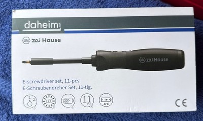 Wiha Zai Hause 44621 11-teiliges E-Schraubendreher & Bit-Set elektrisch