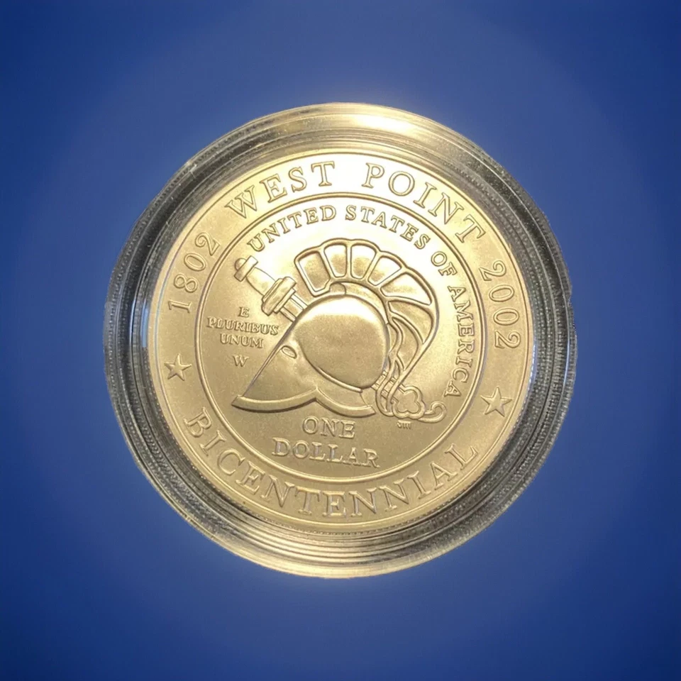 2002 U.S. Military Academy Bicentennial Commemorative Uncirculated Silver 1 USD - Image 2 of 4