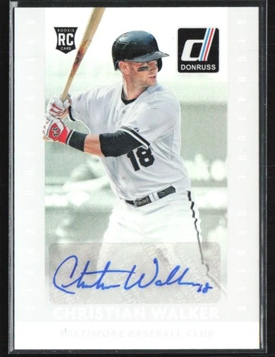 Christian Walker 2015 Donruss Christian Walker #1 Auto