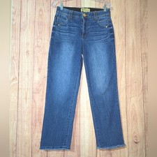 Democracy Dark Blue Straight Leg Denim Jeans Size 6