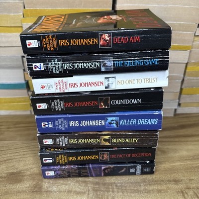 IRIS JOHANSEN Book Lot of 8 Suspense Crime Thriller Paperback Novels