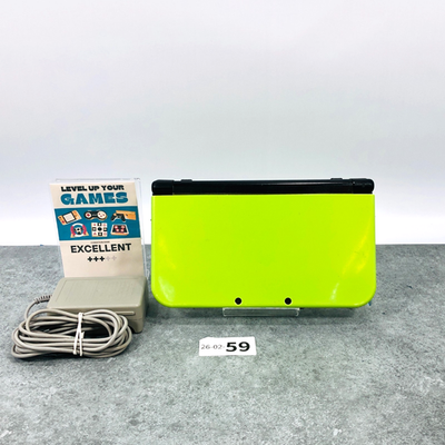 #ad EX3 Nintendo new 3DS LL XL Lime Green Black Console amp; AC Adapter 02 59 $249.80
