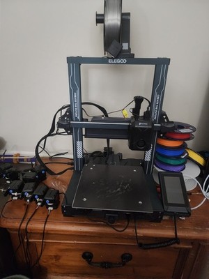 Elegoo neptune 4 pro 3d printer With 8 color co print KCM kit *READ DISCRIPTION*