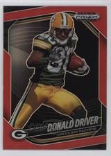 2025 Panini Prizm Black Red Prizm /299 Donald Driver #61 4d5