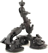 Delkin Devices Fat Gecko Triple Suction Camera Mount - Powerful Black 
