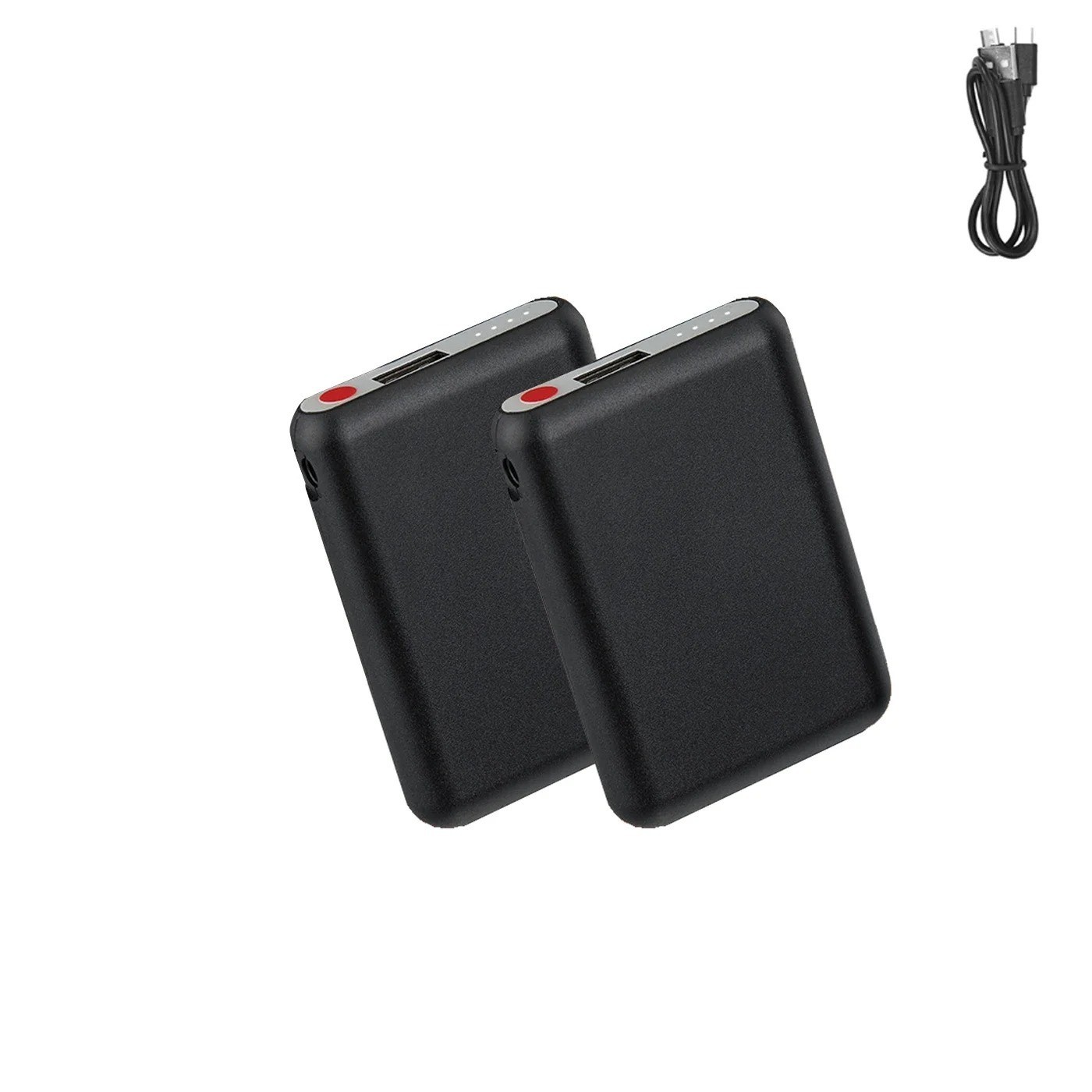 2Pack 5V 5000mAh Li-Polymer Rechargeable Batteries for Heated Socks Gloves Ha