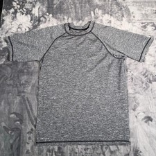 Nike Shirt Mens Small Gray Heather Dri-FIT Short Sleeve UPF 40 Athletic Running