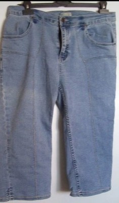 Blaue 3/4 Jeans - Gr. 36/38 ? - siehe Maße ? - Girl's Wear