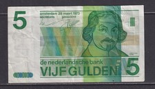 NETHERLANDS - 1973 5 Gulden Circulated Banknote