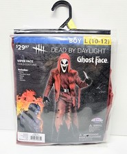 Dead by Daylight Ghost Face - Viper Face Boy/Child Costume Large 10-12 NEW