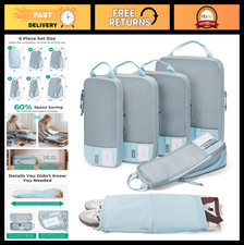 Compression Packing Cubes for Travel - Organize Luggage, Lightweight  Durable