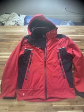 Men s little donkey andy jacket Red, Large, Warm, Water Resistant, Vest Inside