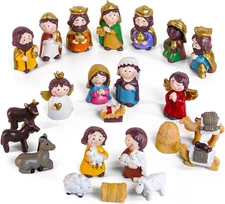 23 Piece Little People Nativity Set Kids Toddler Toy Christmas Story Play NEW