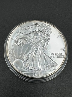 USA ONE DOLLAR 1999 'EAGLE' 31 1 GRAMM 0.999 SILBER.