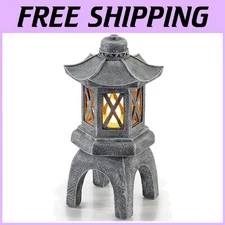 Zen Garden Pagoda Statue - Solar-Powered Japanese Lantern