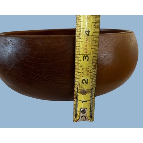 Vintage Runde Holz Nussbaum Schale Serviertisch Landschaft Deko Landhaus Bauernhaus Retro - Bild 4 von 9