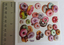 Violette Stickers - SHINY DOUGHNUTS - 4x4 Square NEW ITEM Stickers K346