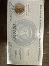 2007 CERTIFICATE OF OFFICIAL ASSET GRADING REGISTRATION THOMAS JEFFERSON