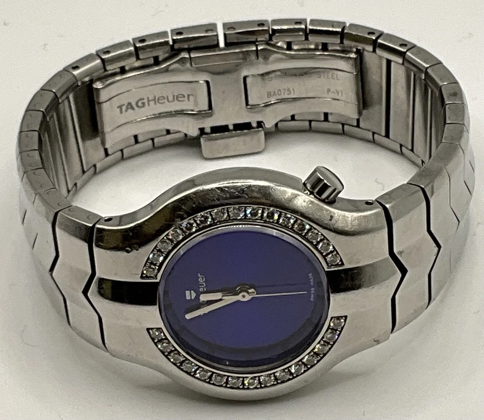 Tag Heuer WP1316.BA0751 Women Alter Ego Watch Diamonds Royal Blue Silver Clean - Image 3 of 4