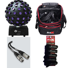 ADJ Starburst 6-Color LED Sphere Effect RGBWA UV 25" DMX Bag