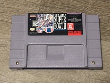 Tecmo Super Bowl II Special Edition Super Nintendo Snes Cleaned Tested Authentic
