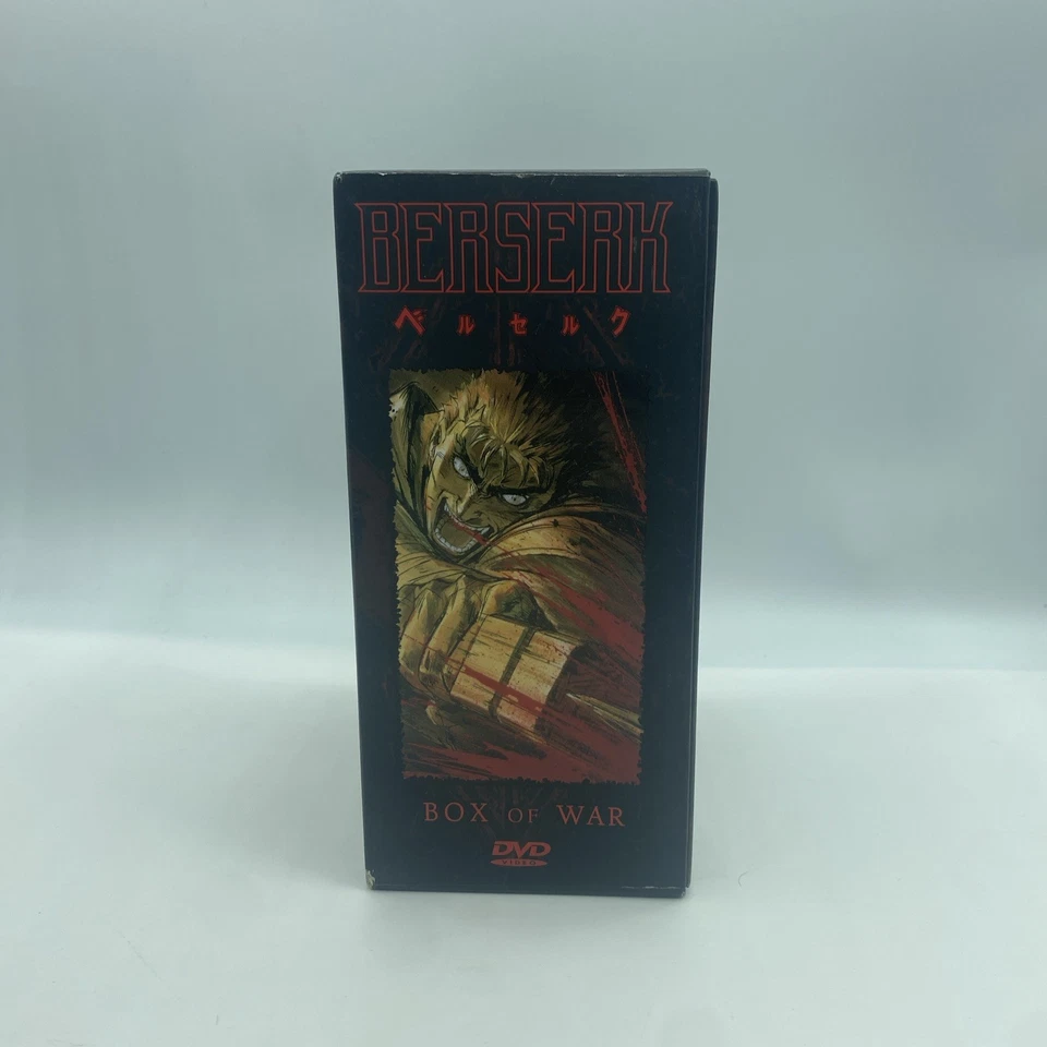 Berserk Box of War Complete Series DVD Set (Volumes 1-6, 2002 Anime, Red Case) Foto 4 de 4