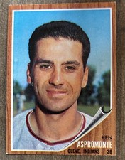 1962 Topps Ken Aspromonte Cleveland Indians #563 High Number EX-NM/NM