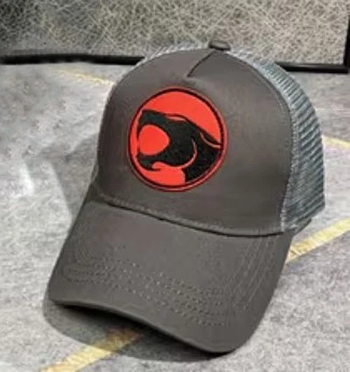 THUNDERCATS LOGO Classic Anime - Dark Gray, Adjustable Trucker Ballcap Hat