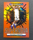 Anthony Edwards 2024-25 Panini Obsidian Supernova Orange /99 #5