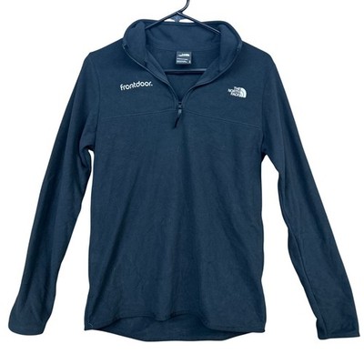 The North Face Womens Sweater Black 1/4 Zip Lightweight Super Soft Medium