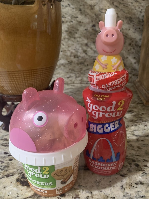 WOW!! 🐽 PEPPA PIG Good 2 Grow Bigger 🐷 Strawberry Lemonade + Cookies Smackers