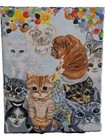 Cats, Dogs, Pets, Hand Painted, Whimsical Wall Art, Home Decor, Animals