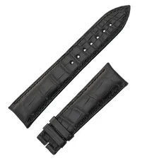 Piaget MX007X40  Black  Alligator Leather Watch Band New