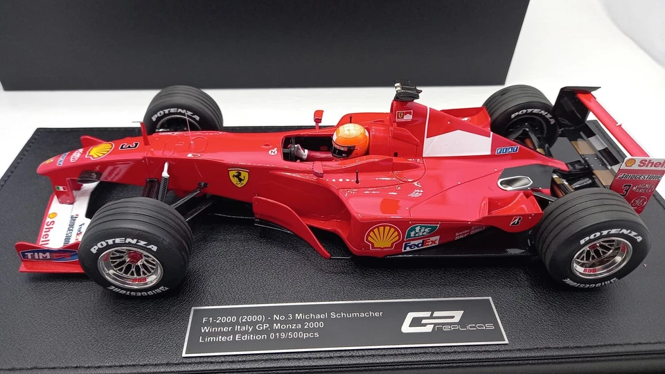GP167AWD GP Replicas Ferrari F1-2000 Michael Schumacher Italy GP Monza 200 - Immagine 4 di 4