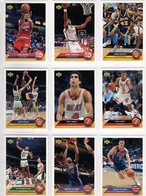 1993 Upper Deck Basketball McDonald's NBA Fantasy Set with JORDAN