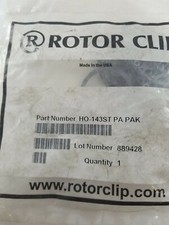 Rotor Clip Retaining Snap Ring HO-143ST Pack Of 25