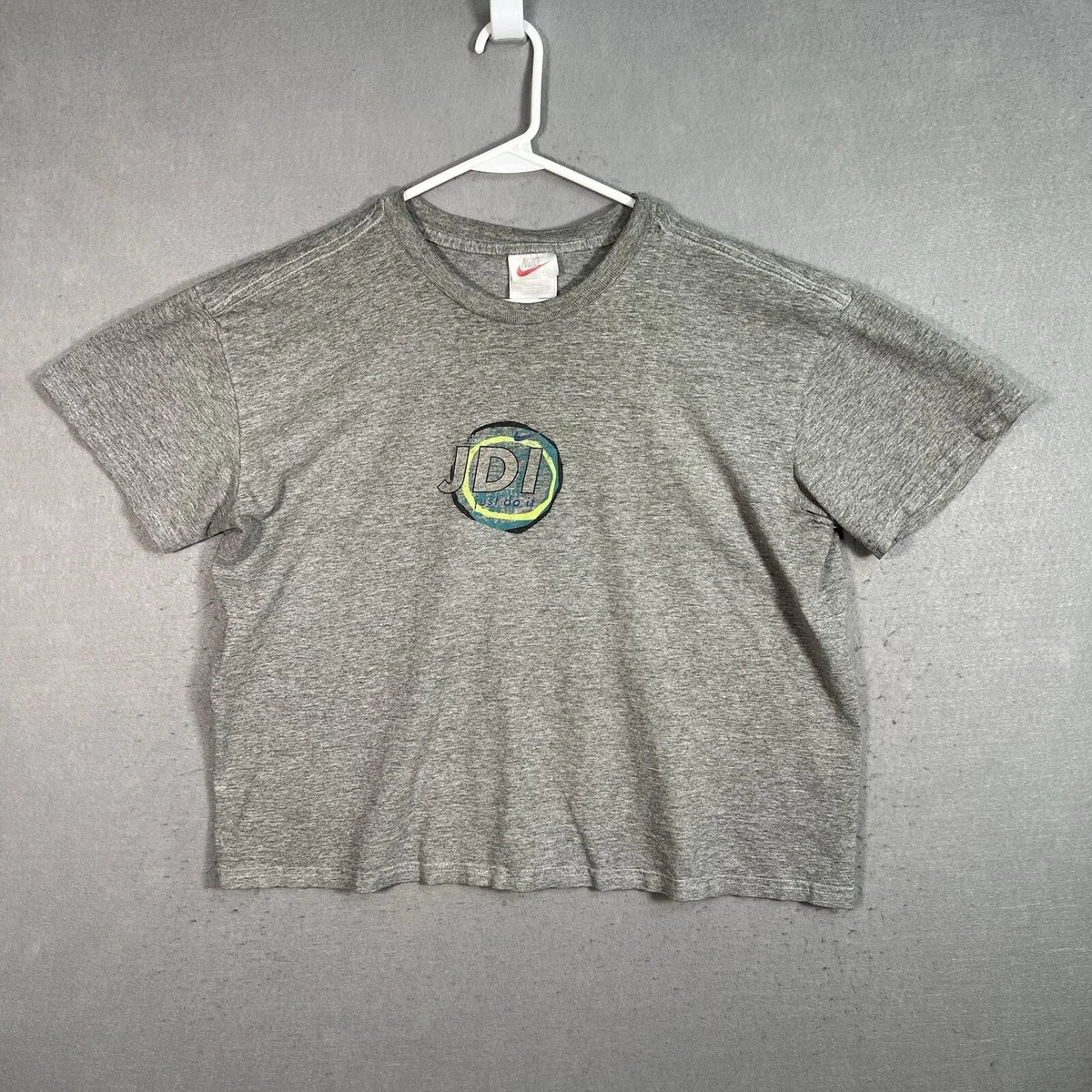 25+ Nike Cotton Blend Gray Vintage T-Shirts for Men for sale