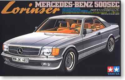 Tamiya 1/24 model kit Mercedes-Benz 500SEC Lorinser from Japan