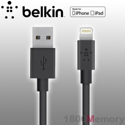 Belkin 3m Lightning to USB A Cable for Apple iPhone 14 13 12 11 X MFI-Certified