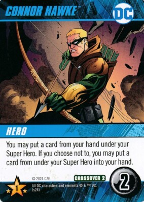 CONNOR HAWKE DC Comics Deck Building Game ART card ARROW REDUX GREEN ARROW