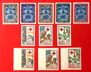TOGO Sc#364-68, B12-B14,+Imperforated 3Sets Mint NH OG VF/XF (20-317)