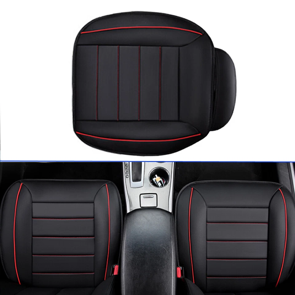 Capa de assento de carro respirável tapete almofada de couro ecológico para acessório de almofada de cadeira automática - Imagem 3 de 4