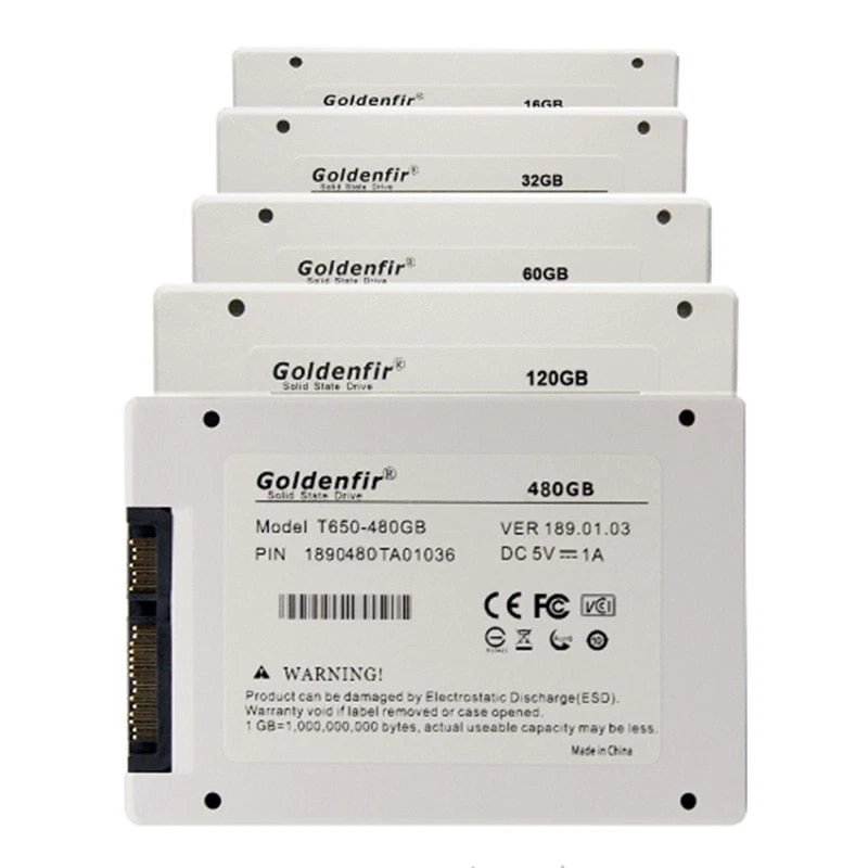 Goldenfir 16G/32G/120G/240G data SSD solid state drive Hard Disk Disc Read/Write - Image 2 of 4