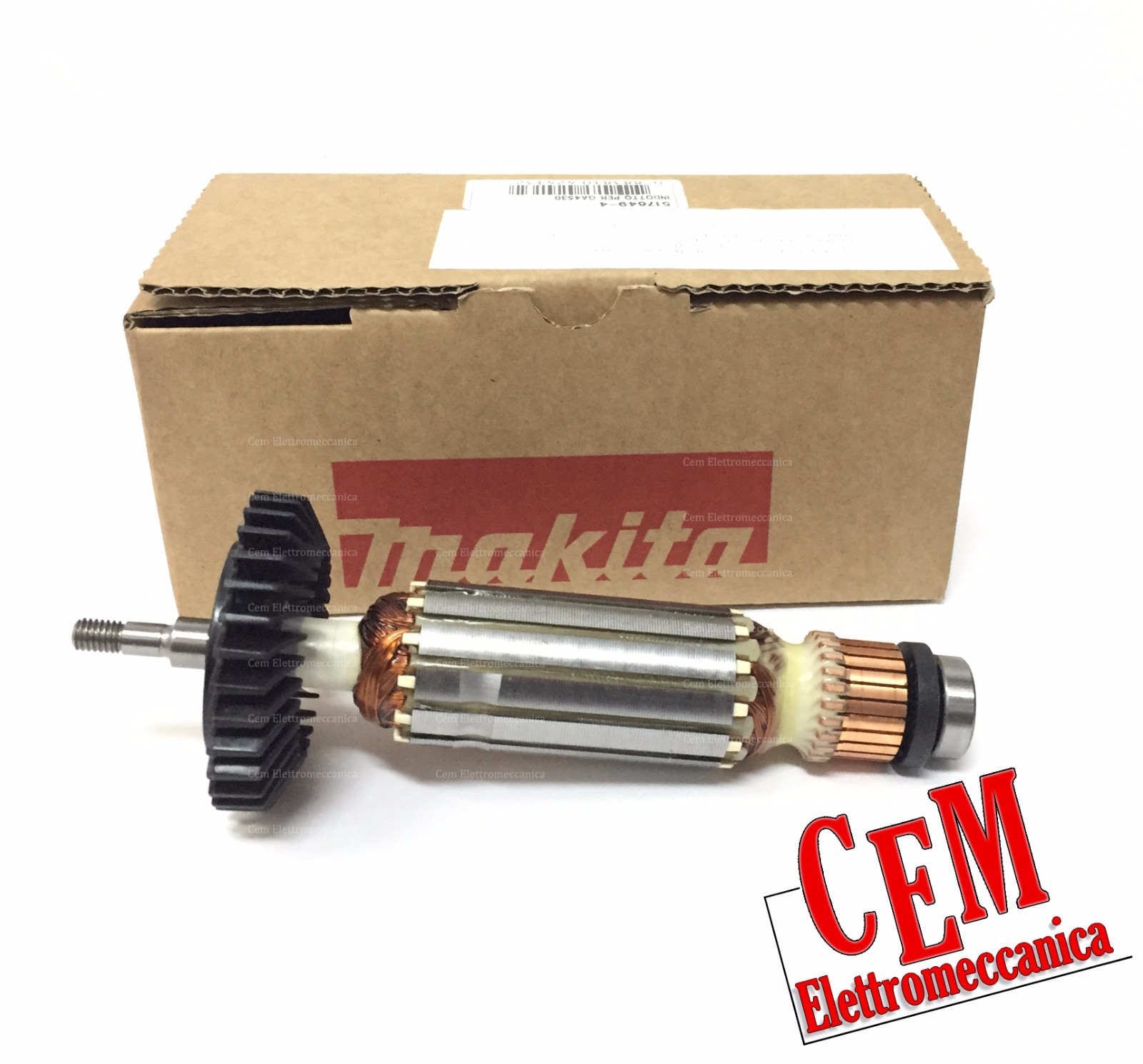 Indotto Originale Makita 517649-4 per GA4530 | Ricambio Certificato