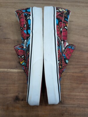 Vans x Marvel Spider-Man Classic Slip On Comic Print RARE