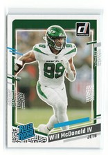Will McDonald IV #380 2023 PANINI DONRUSS JETS Rated Rookie